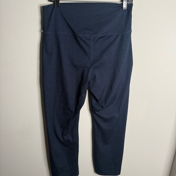 Quince Women's Navy Ultra Soft Cropped Bootcut Pants - Size XL Extra Large - Picture 3 of 5